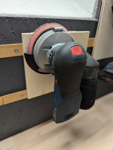 Giá treo máy chà nhám lệch tâm Bosch GEX 18V-125 in 3D gọn gàng - Image 1