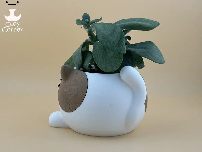 Chậu cây mèo dễ thương (Cute Cat Planter) - Image 4