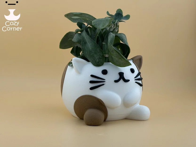 Chậu cây mèo dễ thương (Cute Cat Planter) - Image 7
