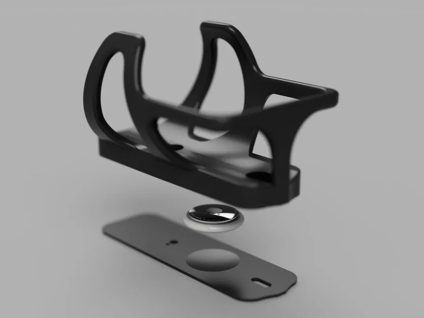 Giá đỡ bình xe đạp có khe giấu AirTag (hidden slot) - Image 1