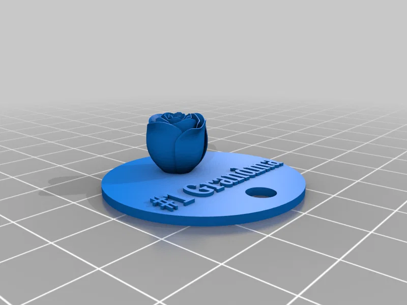 Huy hiệu 3D #1 Grandma - Món quà ý nghĩa tặng bà - Image 1
