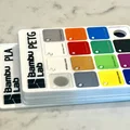 Tấm trưng bày swatch filament Bambu Lab có nhãn (Bambu Lab Filament Swatch Labeled Display Plates) - Thumbnail 3