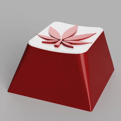 Keycap hình lá cần sa độc đáo cho bàn phím cơ - In 3D cực chất