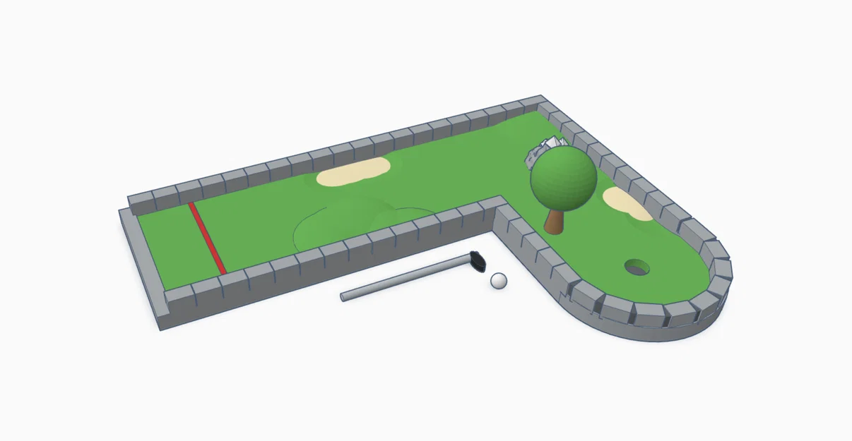 Mô hình sân chơi Mini Golf 3D - Giải trí sáng tạo tại nhà - Image 5