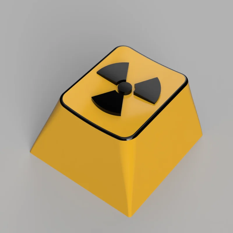 Keycap Biểu Tượng Phóng Xạ Độc Đáo Cho Bàn Phím Cơ