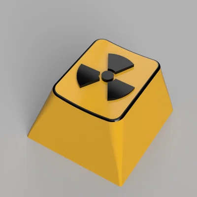 Keycap Biểu Tượng Phóng Xạ Độc Đáo Cho Bàn Phím Cơ
