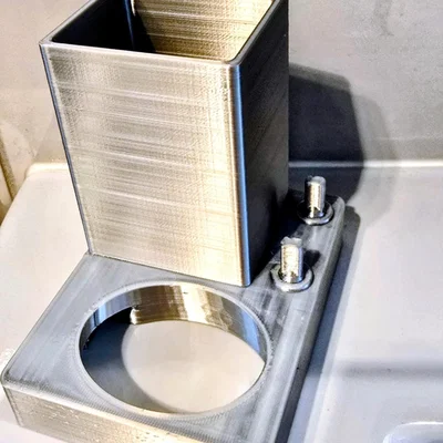 Giá đỡ bàn chải Oral B, kem đánh răng và bộ sạc