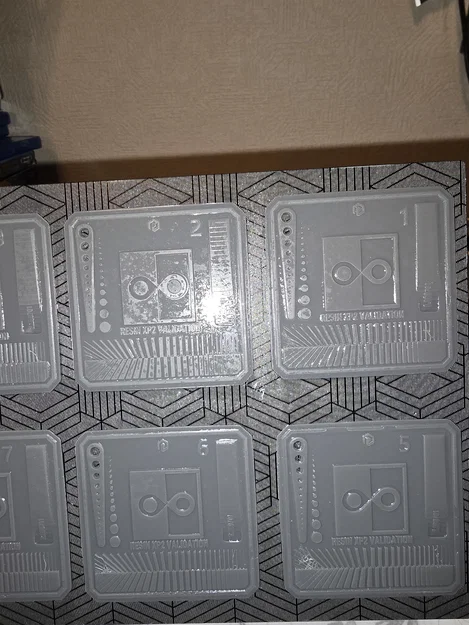 XP2 Calibration Test: Mẫu thử kiểm chuẩn phơi sáng máy in 3D Resin - Image 3
