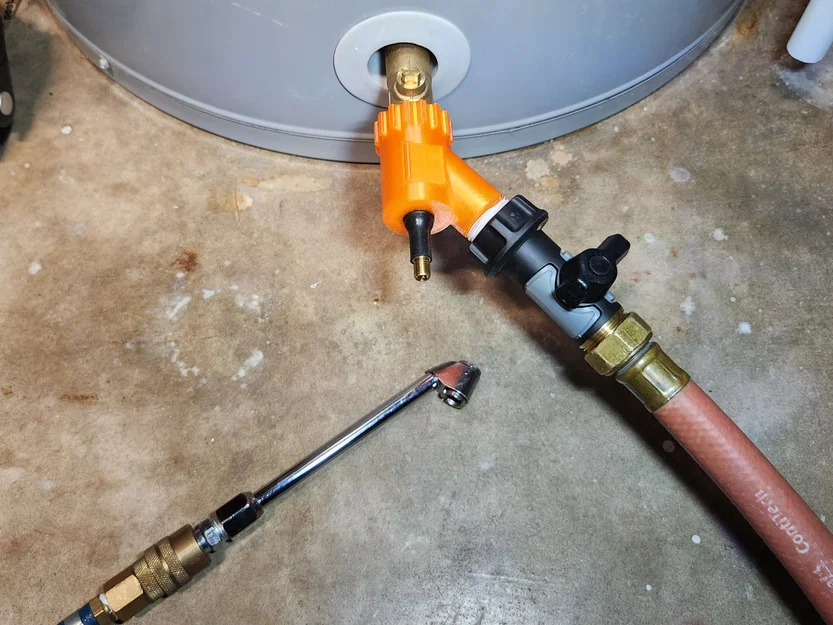 Bộ Xịt Khí Làm Sạch Cặn Bình Nước Nóng (Pneumatic Water Heater Sediment Cleaner) - Image 2