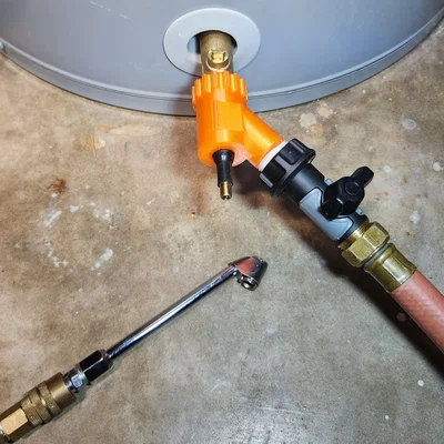 Bộ Xịt Khí Làm Sạch Cặn Bình Nước Nóng (Pneumatic Water Heater Sediment Cleaner)