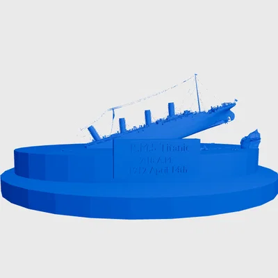 Mô hình trưng bày Titanic đang chìm (Titanic Sinking Display)