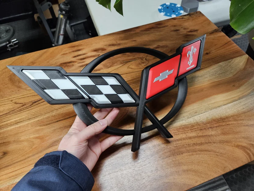 Logo Corvette (Corvette Emblem) đa màu - Image 1