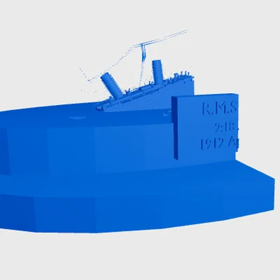 Mô hình trưng bày Titanic đang chìm (Titanic Sinking Display)