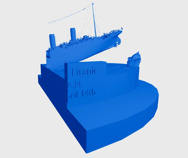 Mô hình trưng bày Titanic đang chìm (Titanic Sinking Display) - Image 4
