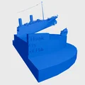 Mô hình trưng bày Titanic đang chìm (Titanic Sinking Display) - Thumbnail 4