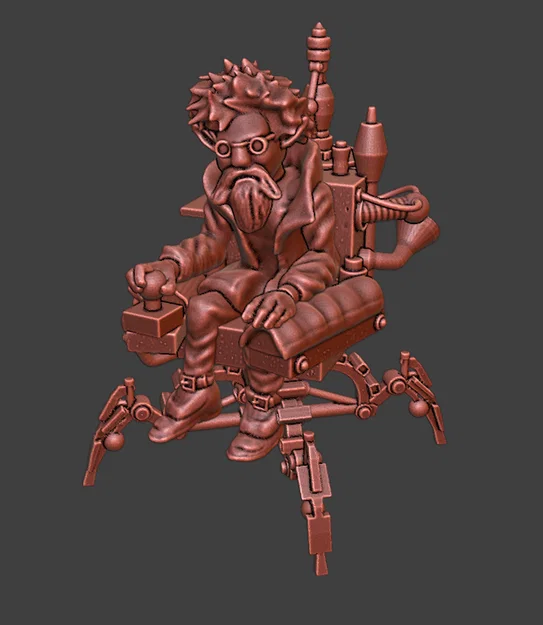 Gnome Artificer - Mô hình nhà phát minh phong cách Steampunk độc đáo - Image 1