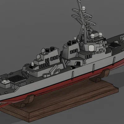 Tàu khu trục tên lửa Arleigh Burke-class Flight I (tỉ lệ 1:1000)