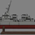 Tàu khu trục tên lửa Arleigh Burke-class Flight I (tỉ lệ 1:1000) - Thumbnail 4