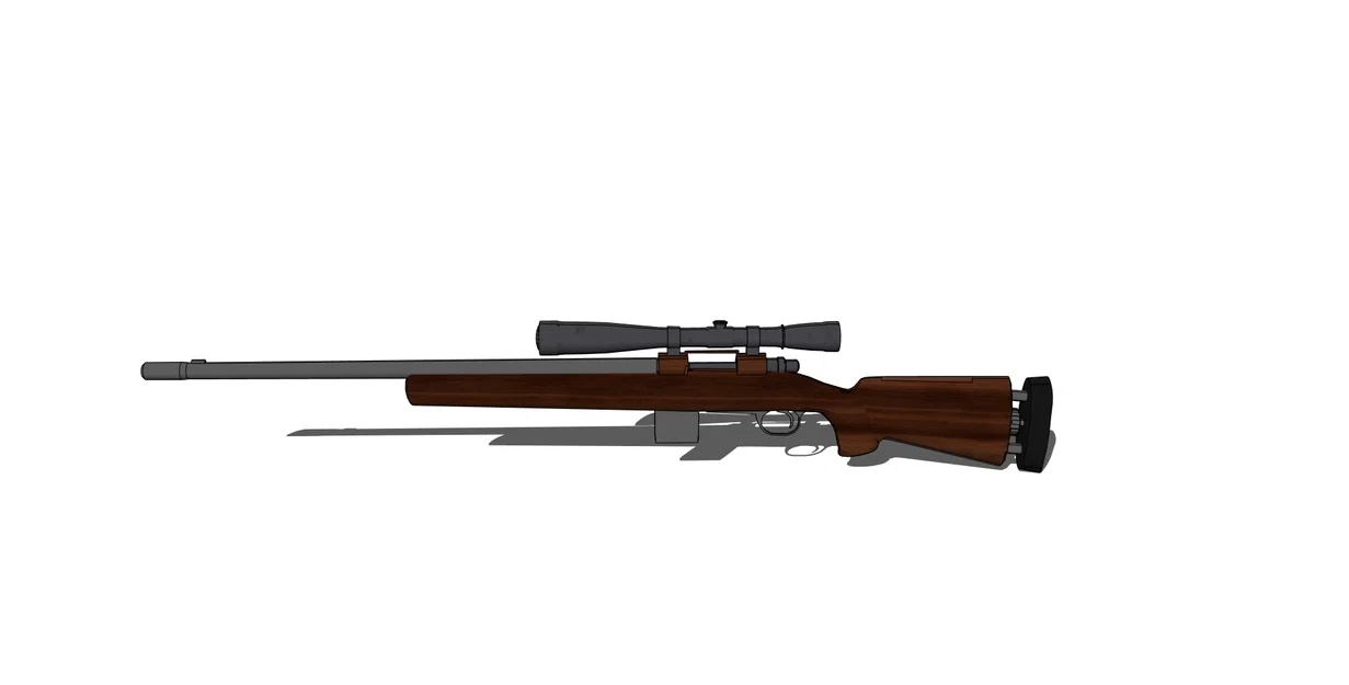 Mô hình súng bắn tỉa M24 Sniper in 3D chi tiết cực đẹp - Image 1