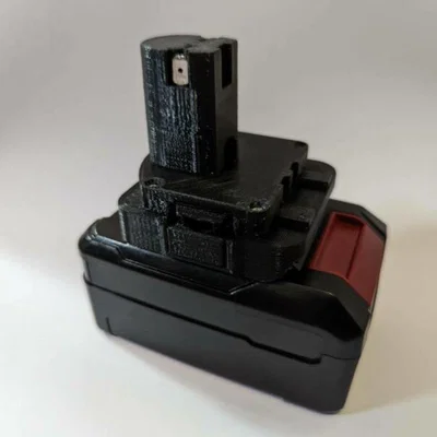 Adapter Ozito Battery to Ryobi Skin (Đổi pin Ozito/Einhell sang Ryobi)