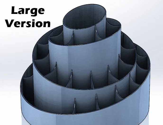 #0180 Nautilus 1 Rotating Caddy [2 biến thể] – Khay bút xoay - Image 3