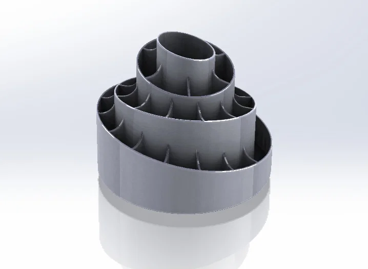 #0180 Nautilus 1 Rotating Caddy [2 biến thể] – Khay bút xoay - Image 6