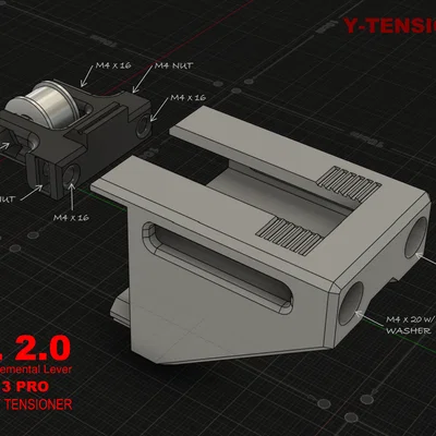 Tăng đơ dây đai X & Y GIL cho Ender 3 Pro (2020/4040 Rails)