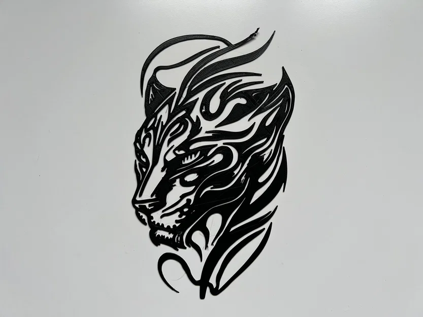 Panther Wall Art #1 - Tranh treo tường hình báo đen - Image 1