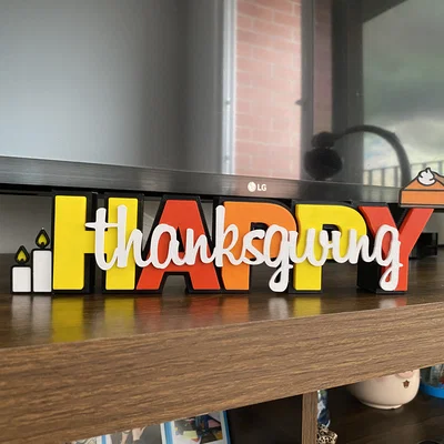 Bảng Trang Trí Thanksgiving (Thanksgiving Sign)