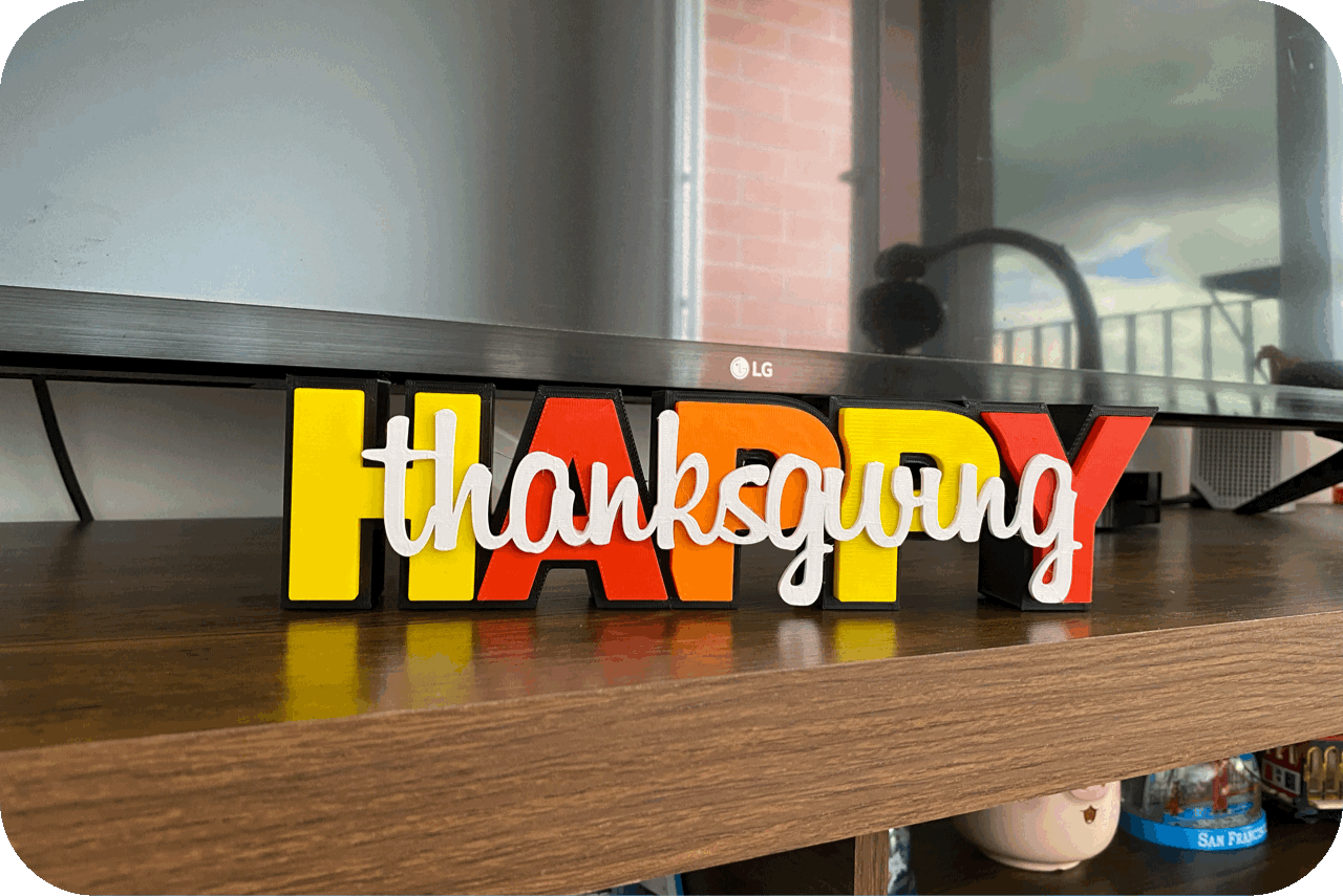 Bảng Trang Trí Thanksgiving (Thanksgiving Sign) - Thumbnail 2