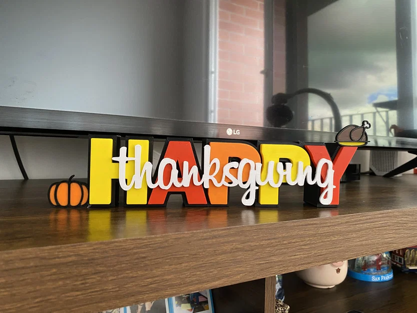 Bảng Trang Trí Thanksgiving (Thanksgiving Sign) - Image 3