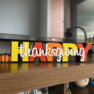 Bảng Trang Trí Thanksgiving (Thanksgiving Sign)