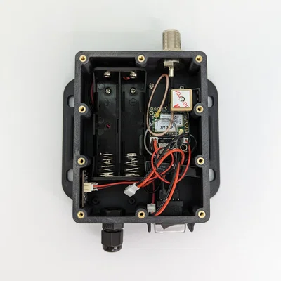 Vỏ Meshtastic Vehicle Utility Node cho LoRa – hỗ trợ GPS & nguồn vào dải rộng