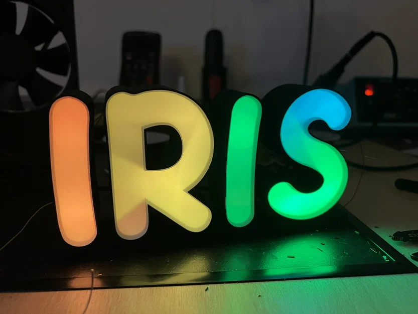 Bộ chữ/số phát sáng WLED hoặc LED: full alphabet & 0–9 cao 8,5 cm - Image 2