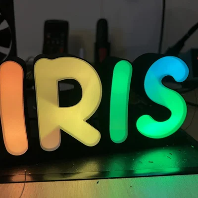 Bộ chữ/số phát sáng WLED hoặc LED: full alphabet & 0–9 cao 8,5 cm