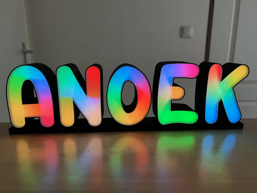 Bộ chữ/số phát sáng WLED hoặc LED: full alphabet & 0–9 cao 8,5 cm - Image 3