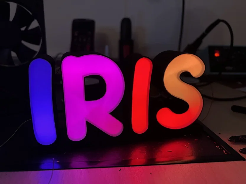 Bộ chữ/số phát sáng WLED hoặc LED: full alphabet & 0–9 cao 8,5 cm - Image 4