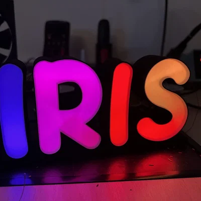 Bộ chữ/số phát sáng WLED hoặc LED: full alphabet & 0–9 cao 8,5 cm