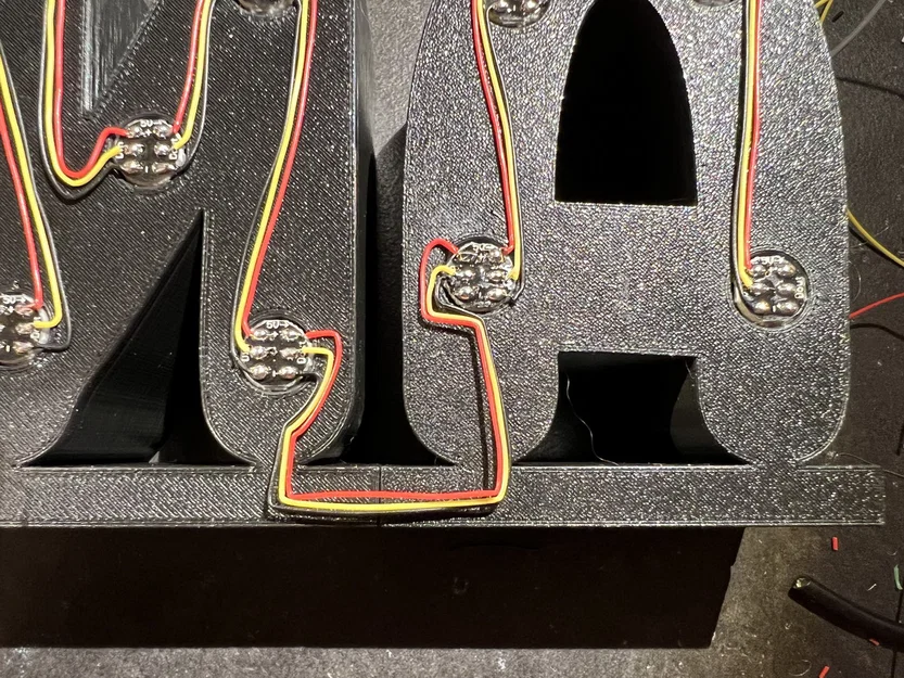 Bộ chữ/số phát sáng WLED hoặc LED: full alphabet & 0–9 cao 8,5 cm - Image 14