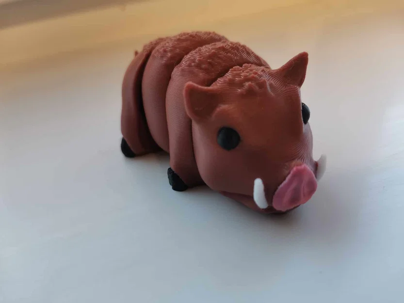 Mô hình heo rừng Flexi Angry Hog cử động linh hoạt cực dễ thương - Image 1