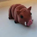 Mô hình heo rừng Flexi Angry Hog cử động linh hoạt cực dễ thương - Thumbnail 1