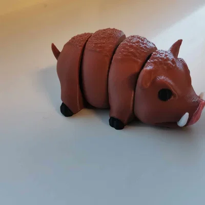 Mô hình heo rừng Flexi Angry Hog cử động linh hoạt cực dễ thương