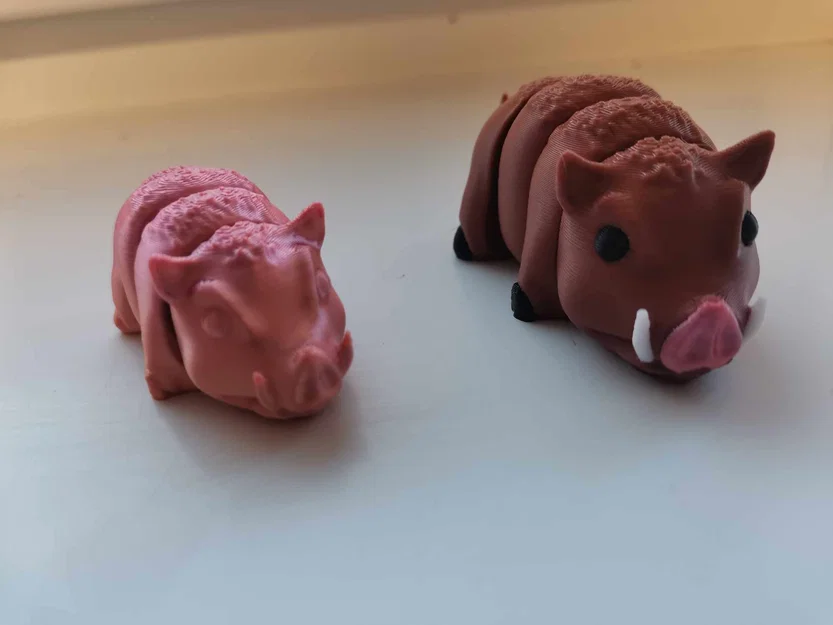 Mô hình heo rừng Flexi Angry Hog cử động linh hoạt cực dễ thương - Image 3