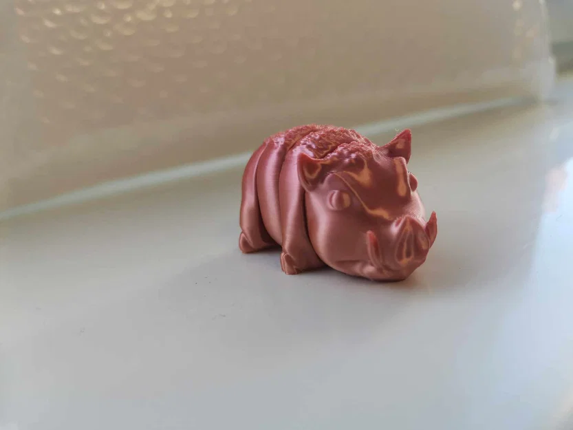 Mô hình heo rừng Flexi Angry Hog cử động linh hoạt cực dễ thương - Image 4