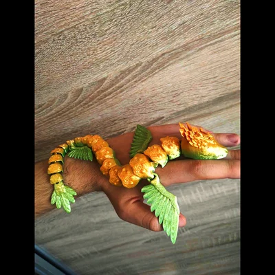 Mô hình rồng thần Quetzalcoatl linh hoạt in 3D (Articulated Serpent)