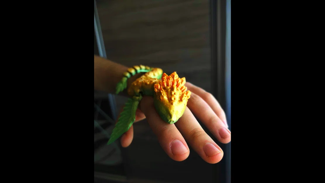 Mô hình rồng thần Quetzalcoatl linh hoạt in 3D (Articulated Serpent) - Image 4