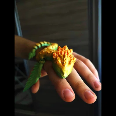 Mô hình rồng thần Quetzalcoatl linh hoạt in 3D (Articulated Serpent)