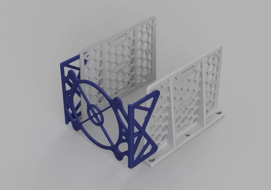 Pat gắn quạt 80mm cho HDD 2.5-3.5 adapter profile - Pc Test Bench case - Image 5