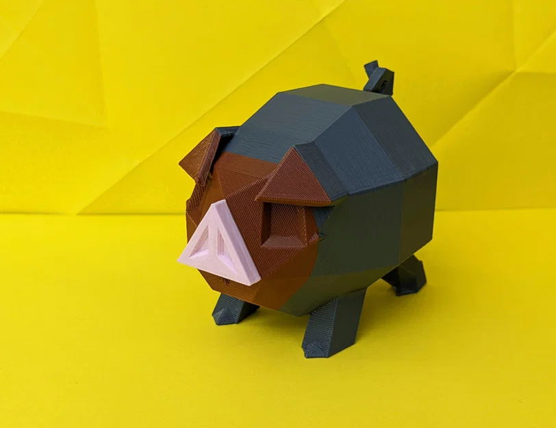 Lechonk Low Poly Pokemon - Image 1