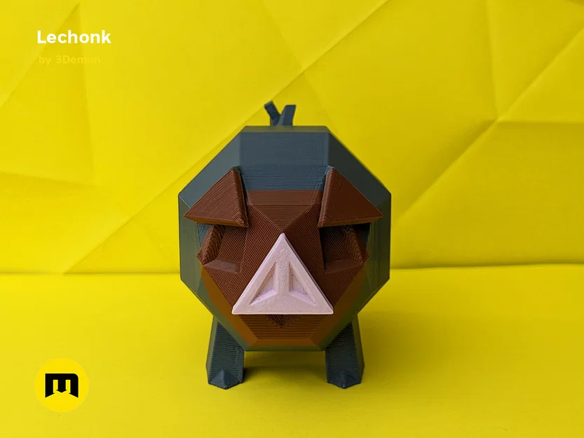 Lechonk Low Poly Pokemon - Image 2